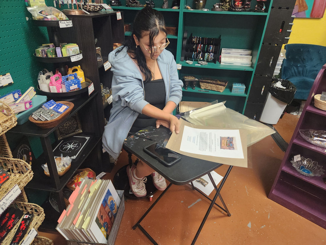 Meet Mariah Arviso: Working hard on preparing prints