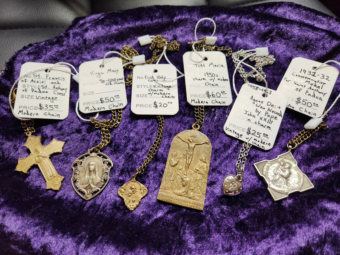 Vintage Religious Charms Now Available