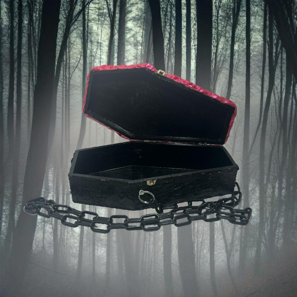 Black Bubble Gum Coffin- Fake Cake Purse image 1