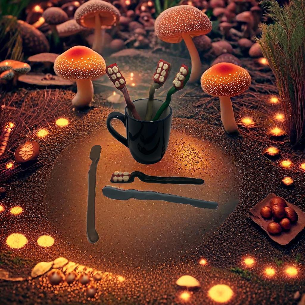 Teeth Brushes-Insane Toothbrush Sculptures image 1