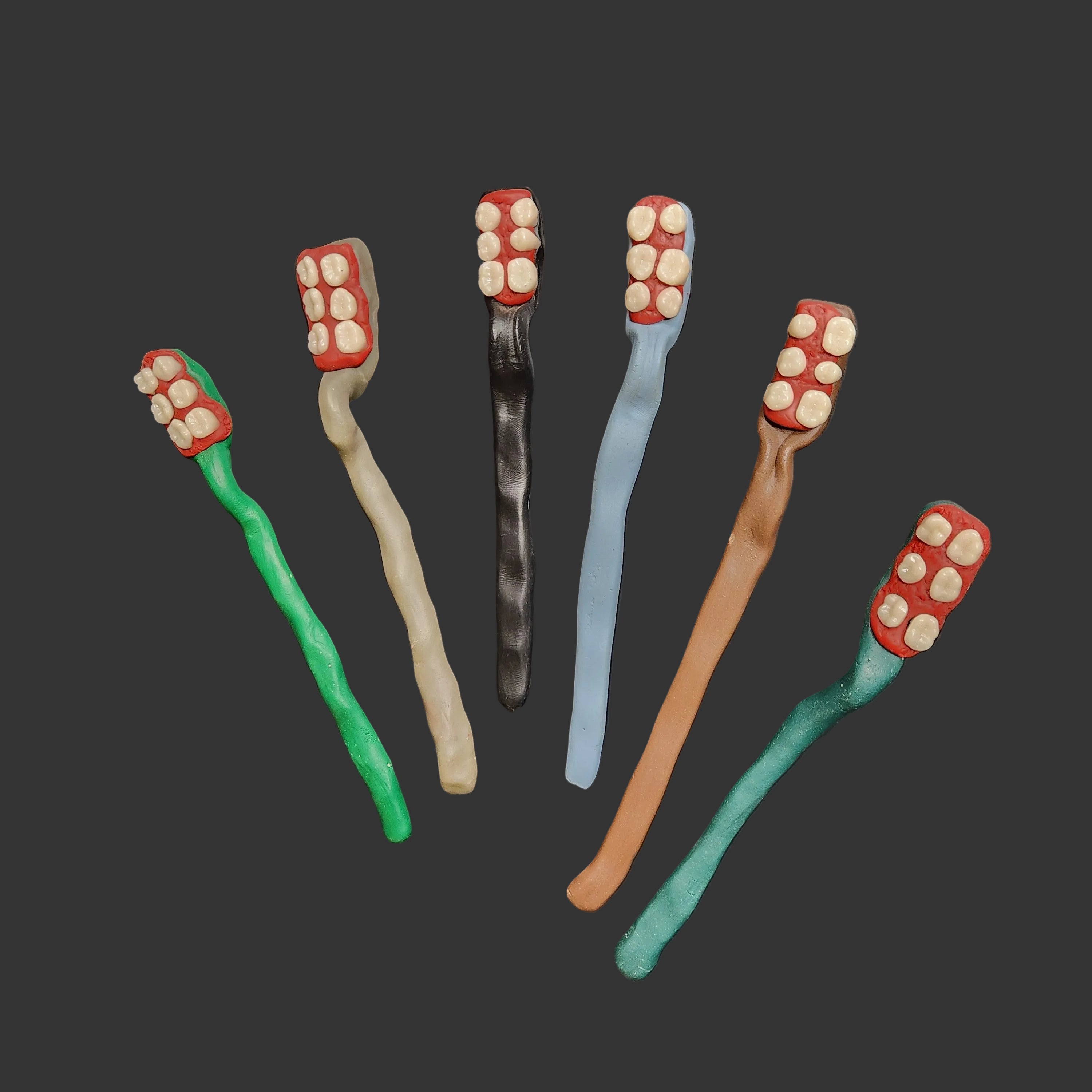 Teeth Brushes-Insane Toothbrush Sculptures