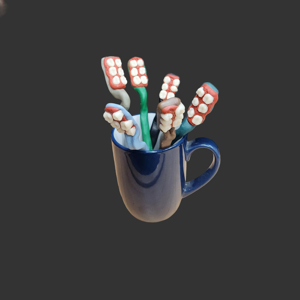 Teeth Brushes-Insane Toothbrush Sculptures