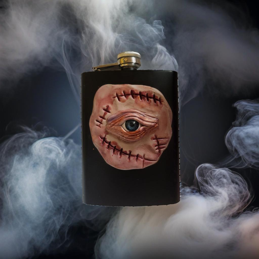 Simulated Human Skin- Stainless Steel Flask image 0