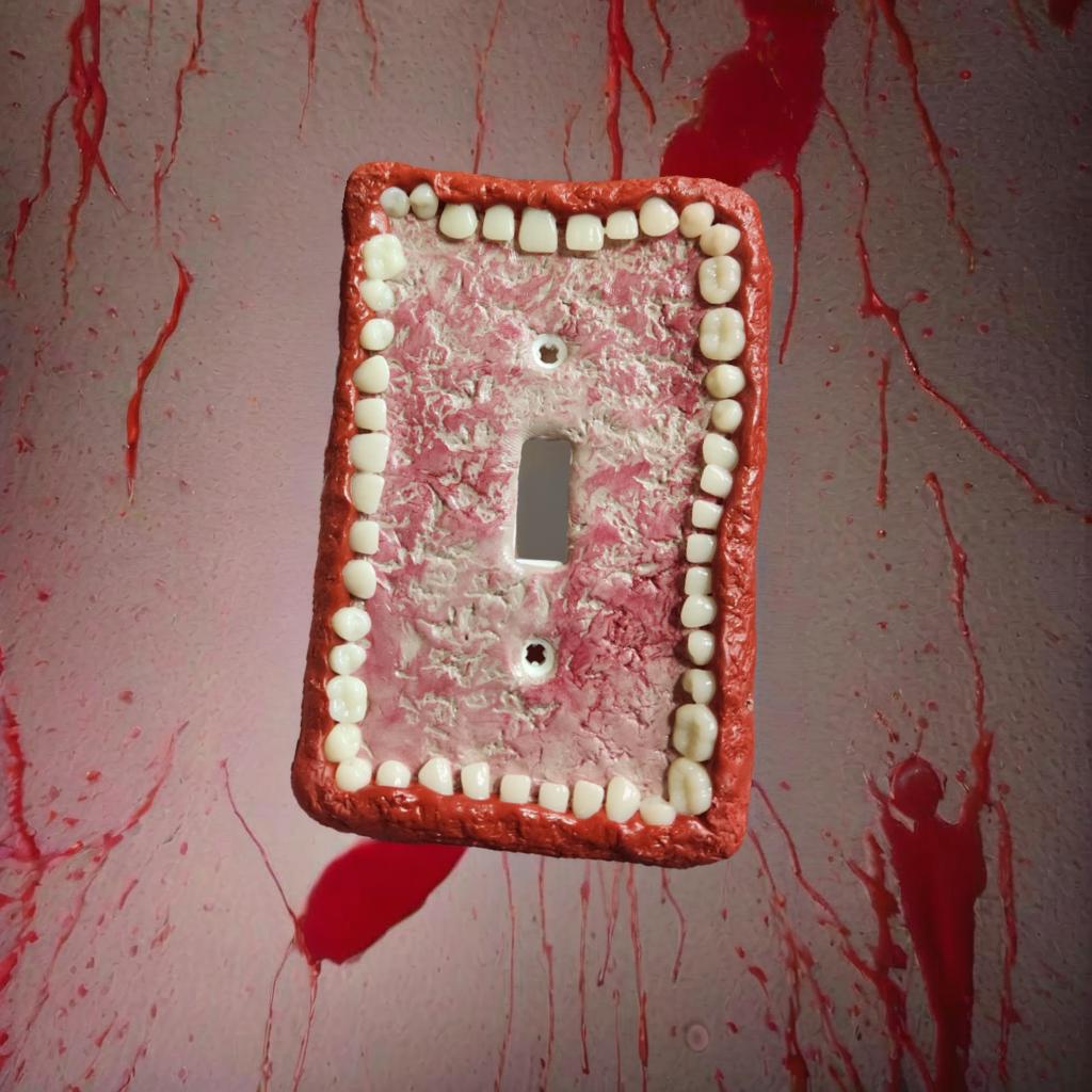  Simulated Teeth-Light Switch Cover image 1