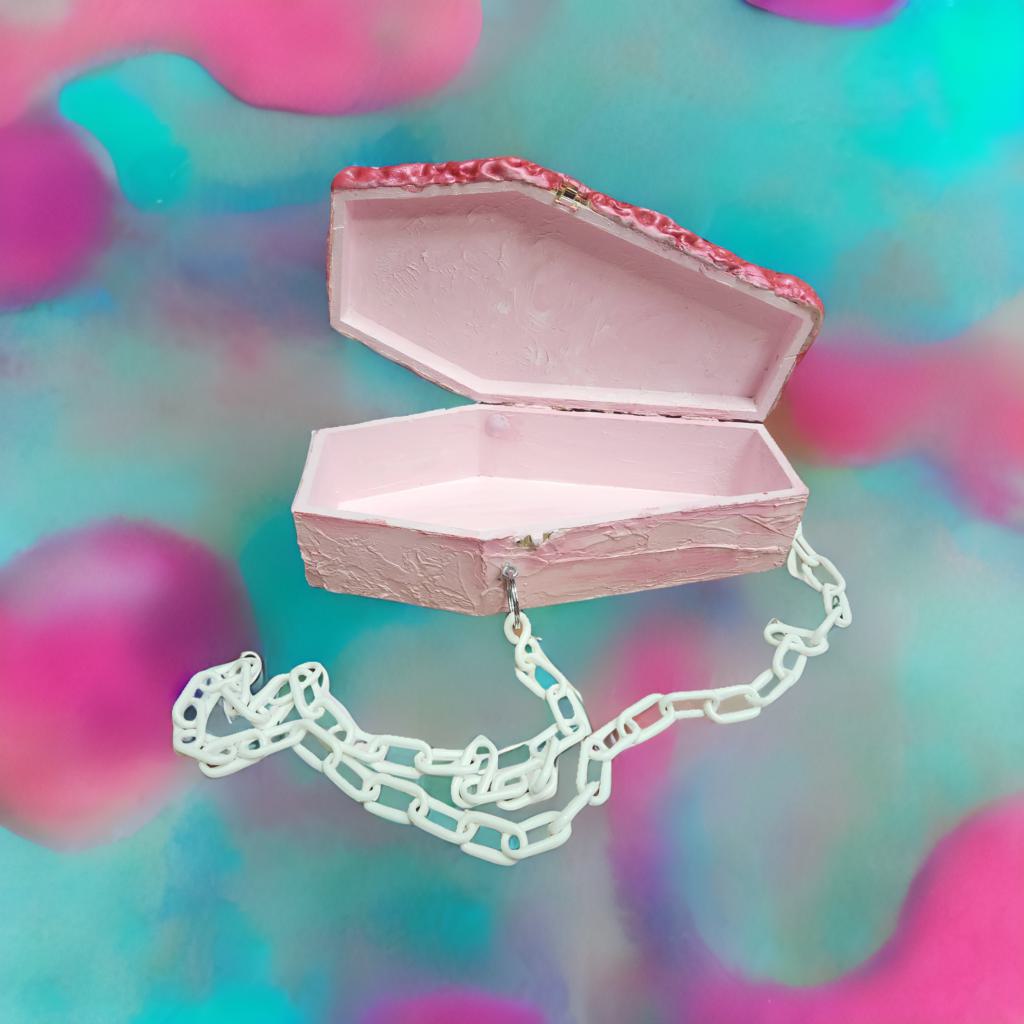 Cotton Candy Coffin-Fake Cake Purse image 1