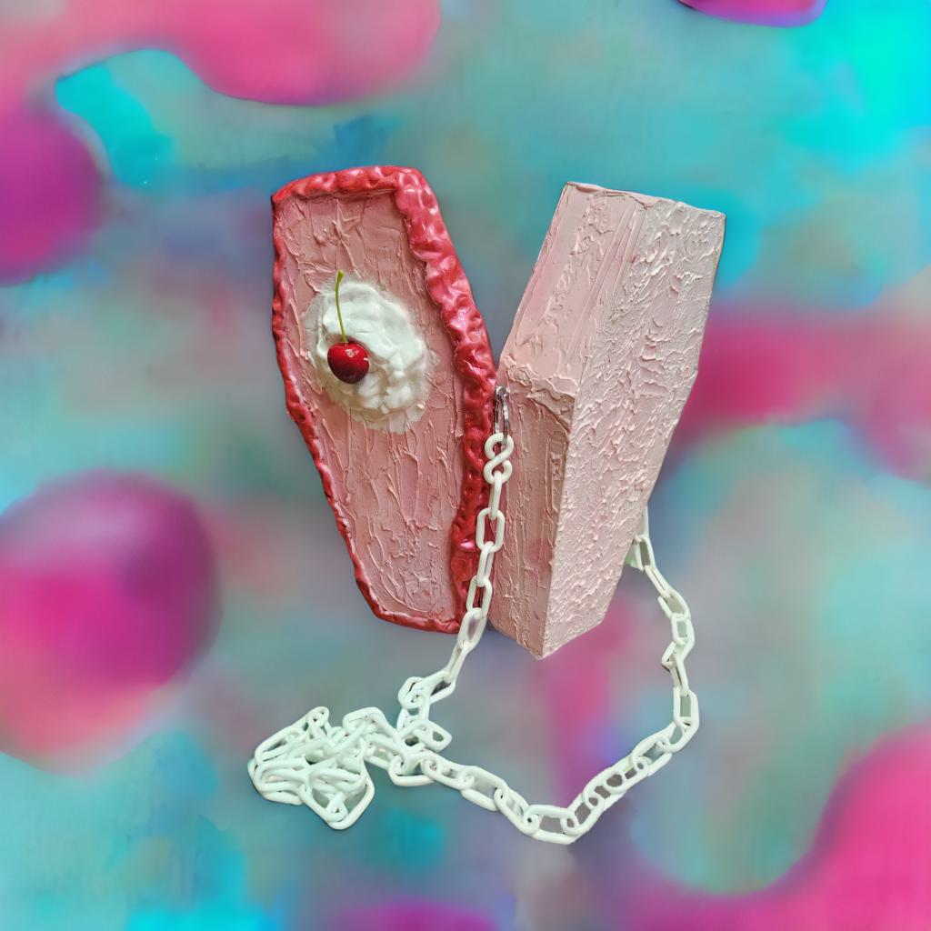 Cotton Candy Coffin-Fake Cake Purse image 2