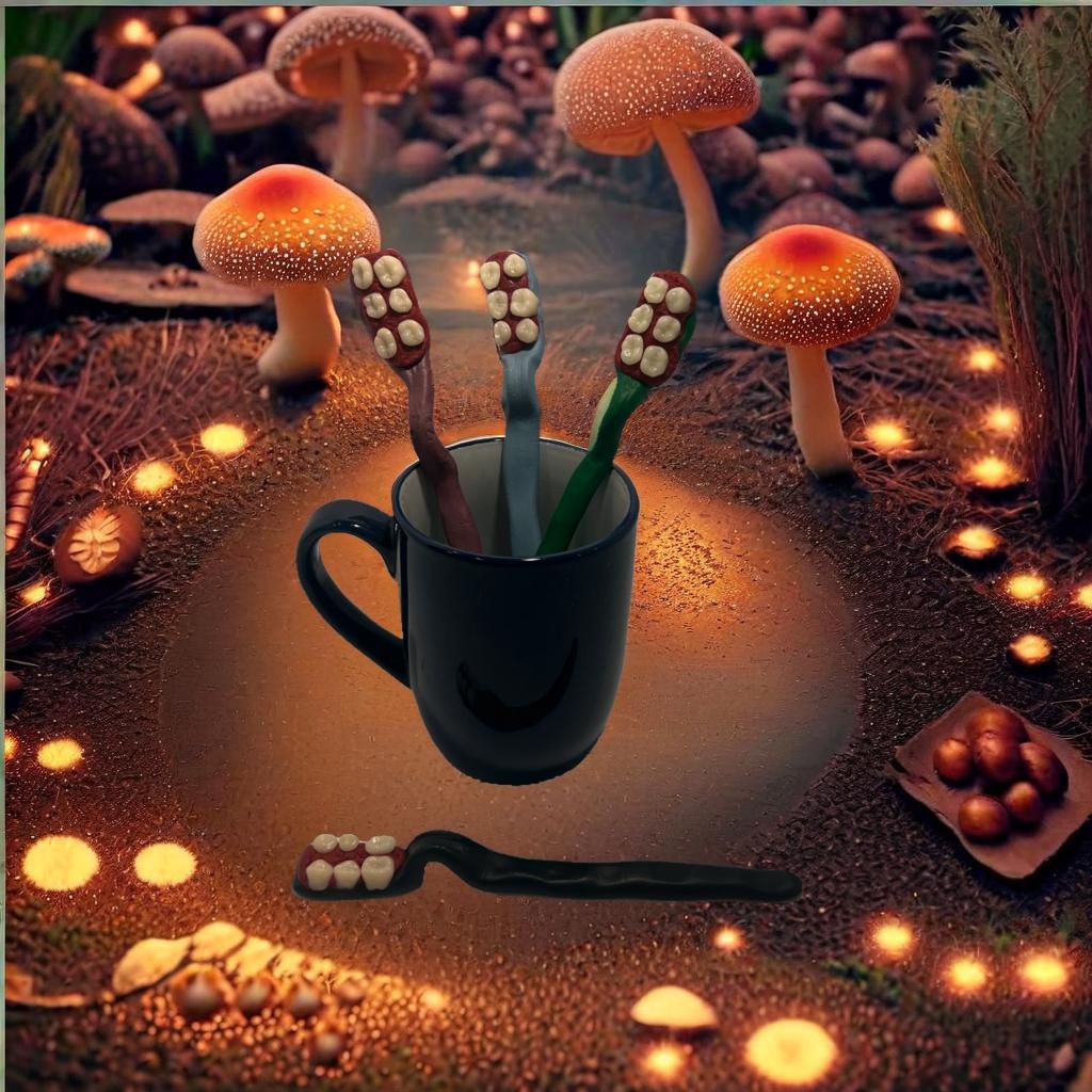 Teeth Brushes-Insane Toothbrush Sculptures image 0